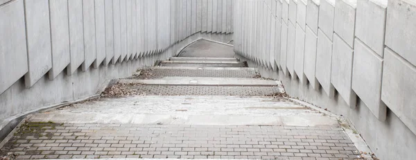Architektura Cementu Klatki Schodowej Nowoczesny Design — Zdjęcie stockowe