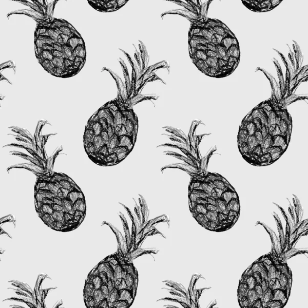 Modèle Sans Couture Ananas Pour Tissu Und Design Textile Papier — Photo