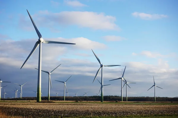 Centrale Éolienne Dans Paysage Rural Allemagne — Photo