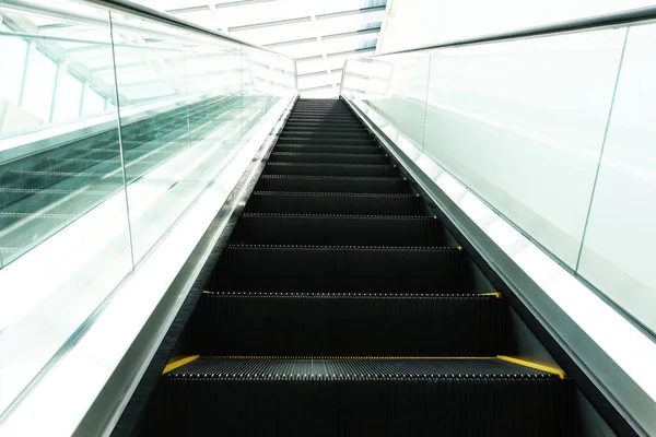 Empty Modern Escalator Public Place — Stock Photo, Image
