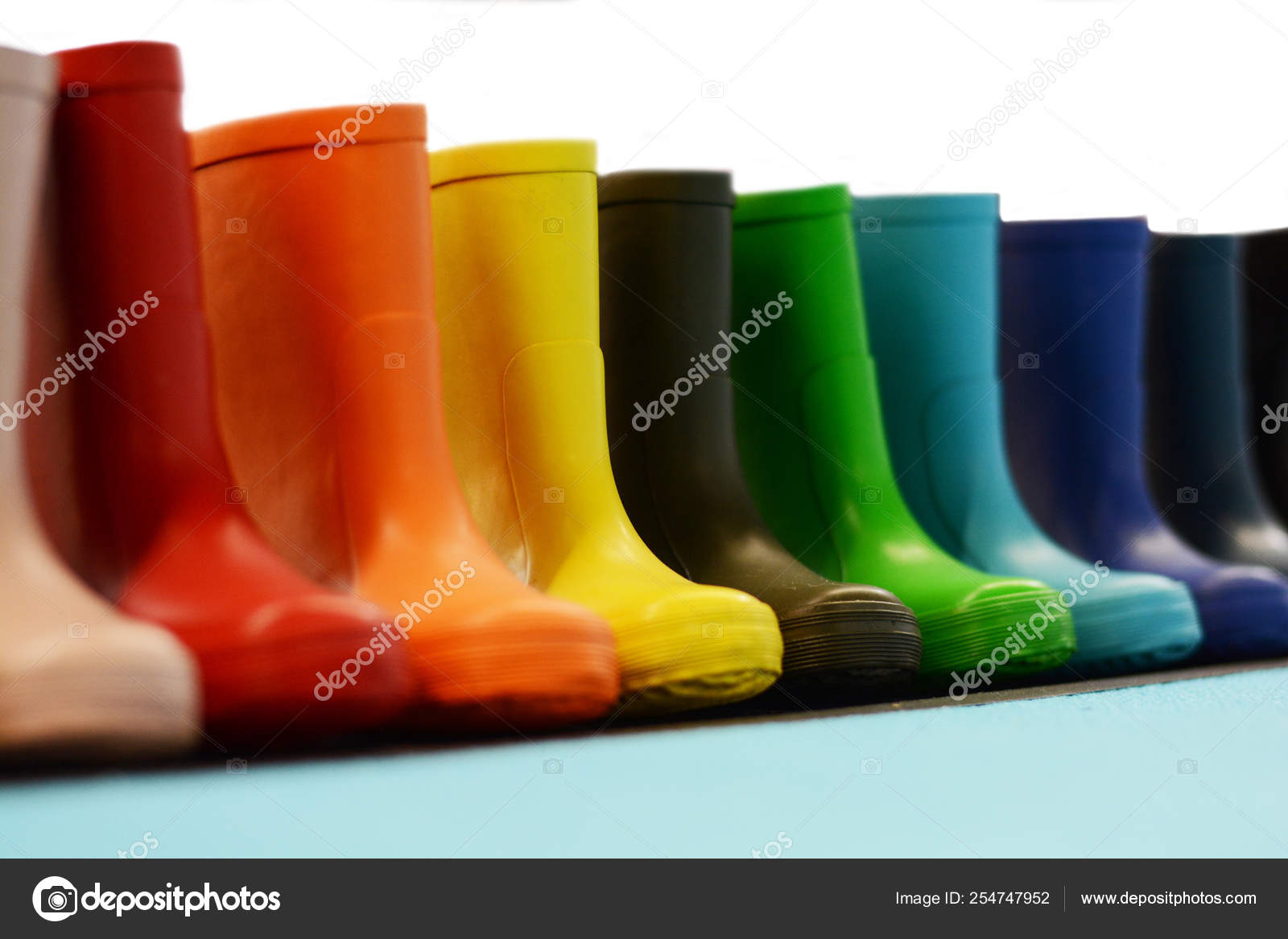 rain boots in store