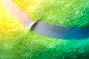 Tenis topu arka plan olarak makro resmi kapat