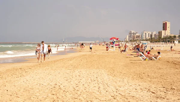 Ein Spaziergang Strand — Stockfoto