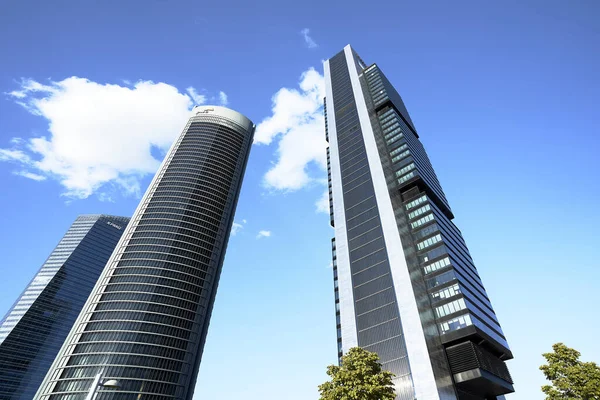    Kasabadaki modern ofis binası                           