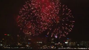 Pattaya Uluslararası Havai fişek Festivali Chonburi, Tayland.