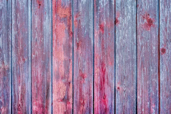 Violette Und Rote Textur Eines Alten Holzzaunes Mit Abstraktem Muster — Stockfoto