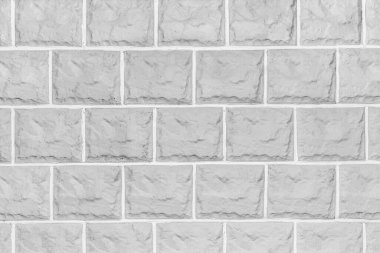 Beyaz tuğla işi, soyut dekoratif bloklar duvar dokusu arkaplanı