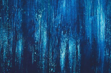 Mavi boya grunge duvar dokusu soyut beyaz desenli, soğuk arkaplan