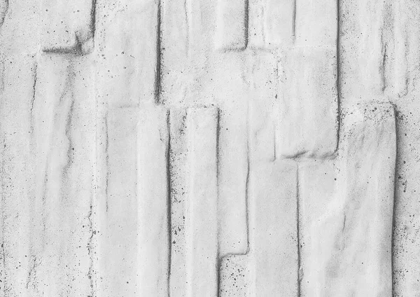 白い抽象的な石のフェンスの壁の背景の現代的な質感 — ストック写真