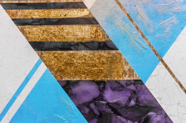 Soyut tasarımcı renk geometrik desen duvar dokusu arkaplanı