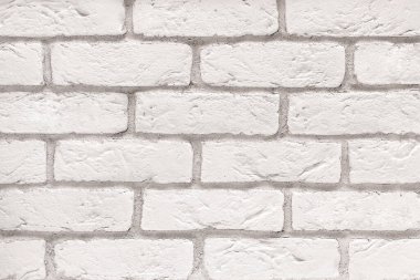 Modern beyaz tuğla duvar dokusu arkaplanı