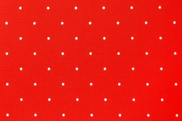 Seamless texture of red wallpaper with abstract pattern white polka dot background