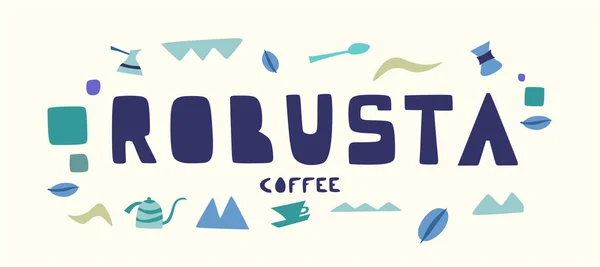 Logotipo do vetor para café, grau de café — Vetor de Stock