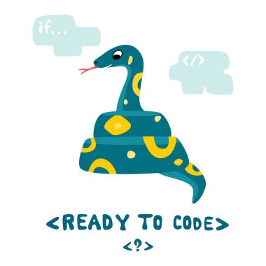 Python kod dili işareti. Programlama kodlama ve geliştirme kavramı.