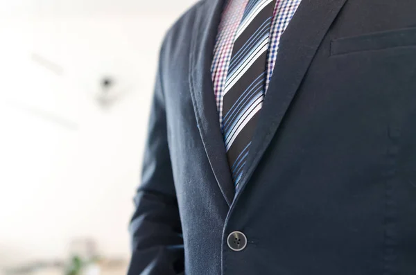 Hombre Negocios Traje Listo Para Reunión — Foto de Stock