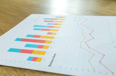 İşyeri grafik gazete ahşap tablo