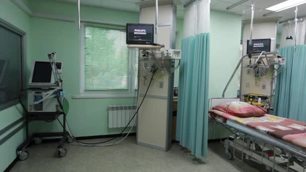 Operationssaal für Bauch-Laparoskopie. — Stockvideo