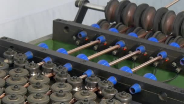 Flessione Tubi Metallici Rame Macchine Cnc Industriali Fabbrica Produzione Apparecchiature — Video Stock