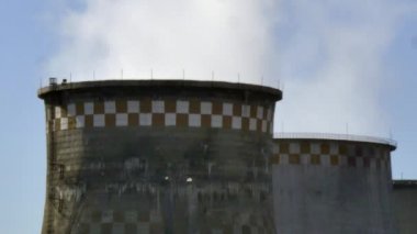 Fabrika tüpler baca duman.