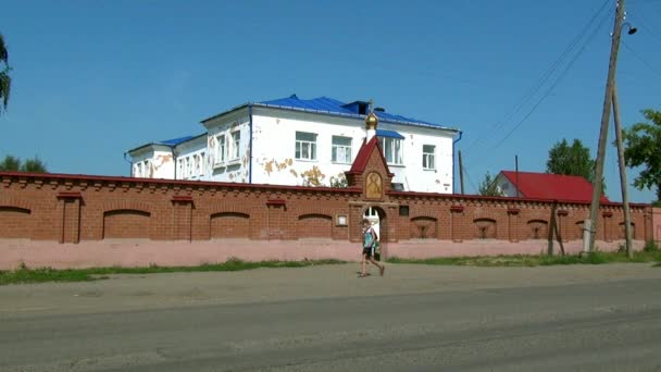 Alapaevsk Rússia Julho 2012 Convento Santa Isabel Lugar Religioso Histórico — Vídeo de Stock
