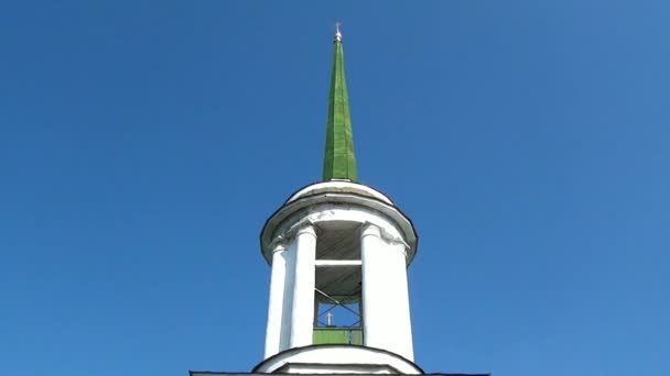 Alapaevsk Rússia Julho 2012 Igreja Ortodoxa Catedral Santíssima Trindade Aqui — Vídeo de Stock