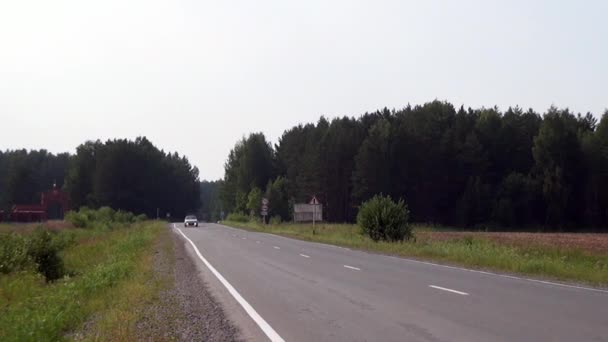 Road to monastery of New Martyrs and Confessors. — Stock Video