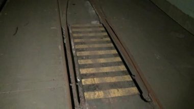 Terk edilmiş fabrikası, yeraltı askeri temel hayalet kasaba, Gudym Anadyr-1.