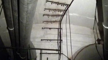 Terk edilmiş fabrikası, yeraltı askeri temel hayalet kasaba, Gudym Anadyr-1.