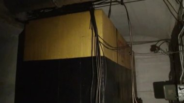 Eski Sovyet askeri undergroundbase hayalet kasaba Gudym donatım.