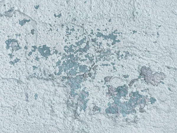 Vecchio Muro Cemento Sfondo Texture Verniciato Blu Con Peeling Intemperie — Foto Stock