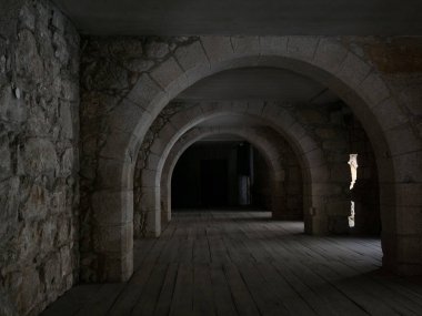 Foz do Douro 'daki Napolyon Kalesi / Kalesi, Porto, Portekiz / Fortaleza de Sao Joao da Foz