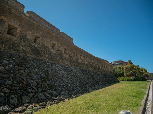 Exteriér Historické Napoleonské Pevnosti Hrad Foz Douro Porto Portugalsko Fortaleza — Stock fotografie
