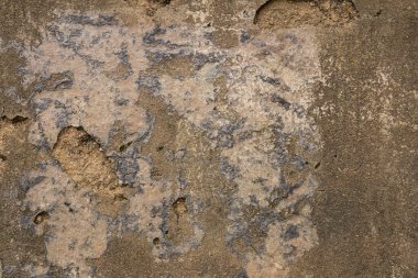 Sert, eski, yıkılan duvar. Arkaplan dokusunu kapat