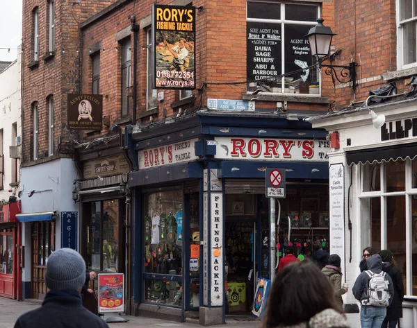 Rory Fishing Tackle Shop Temple Bar Dublin Ireland — Stock Photo, Image