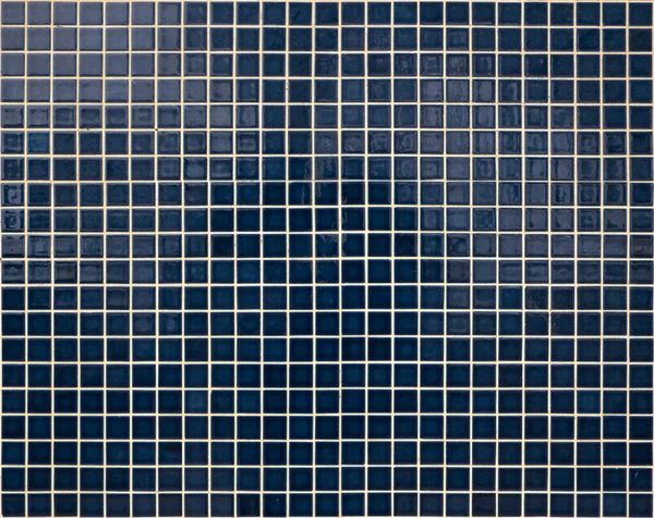 Glanzende Donkerblauwe Tegels Achtergrond Textuur — Stockfoto