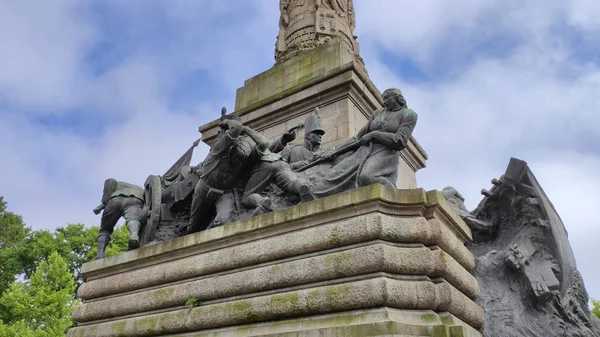 Monumento Heróis Guerra Peninsular Memorial Guerra Napoleónica Rotunda Boavista Porto — Fotografia de Stock