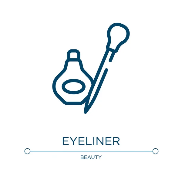 Eyeliner Symbol Lineare Vektorillustration Aus Der Beauty Kollektion Umriss Eyeliner — Stockvektor