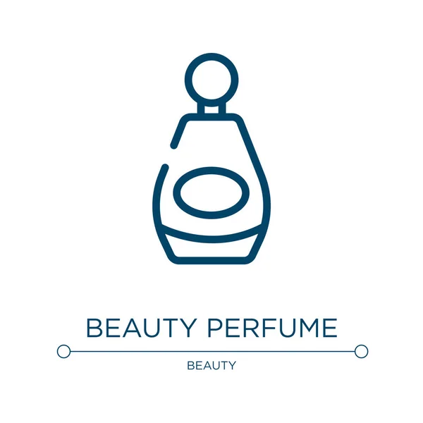 Parfüm Ikone Lineare Vektorillustration Aus Der Beauty Kollektion Umriss Schönheit — Stockvektor