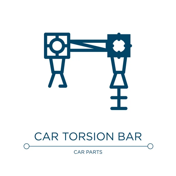 Auto Drehstangen Symbol Lineare Vektordarstellung Aus Der Autoteilen Sammlung Umriss — Stockvektor