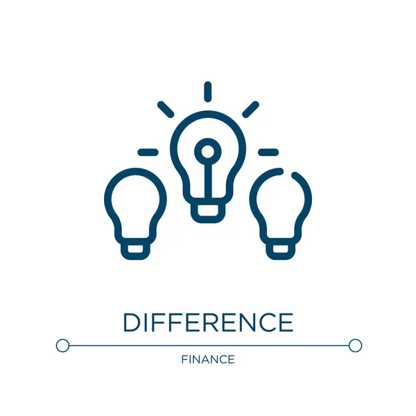 The difference Vector Art Stock Images Depositphotos