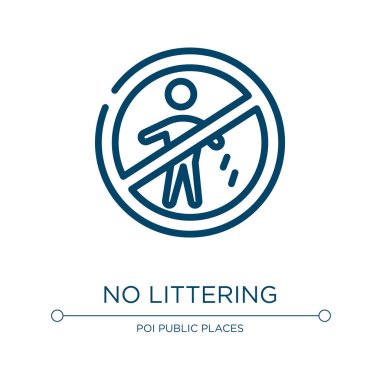 Çöp ikonu yok. Yüzme havuzu kuralları koleksiyonundan doğrusal vektör çizimi. Ana hatlarda çöp ikonu taşıyıcısı yok. Web ve mobil uygulamalarda kullanmak için ince çizgi sembolü, logo, yazdırma ortamı.