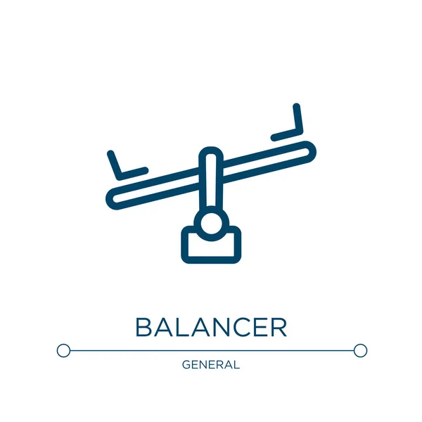 Icono Del Equilibrador Ilustración Lineal Vectorial Colección General Esquema Balanceador — Vector de stock