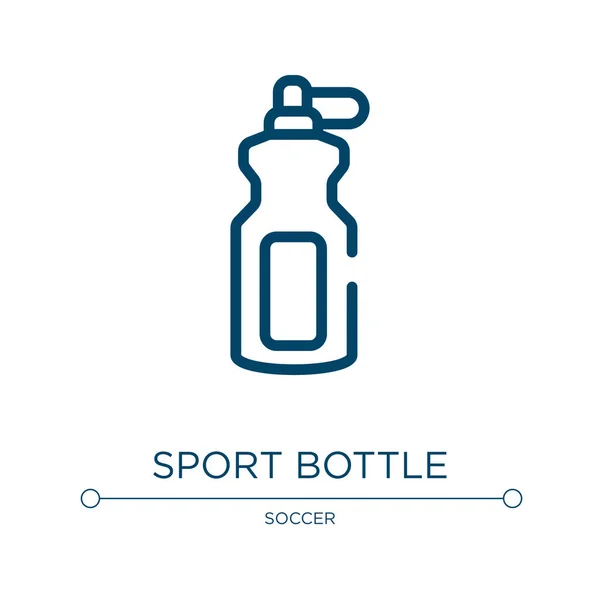 スポーツボトルのアイコン スケートコレクションからリニアベクトルイラスト 概要スポーツボトルアイコンベクトル Webやモバイルアプリ 印刷メディアで使用するための細い線のシンボル — ストックベクタ