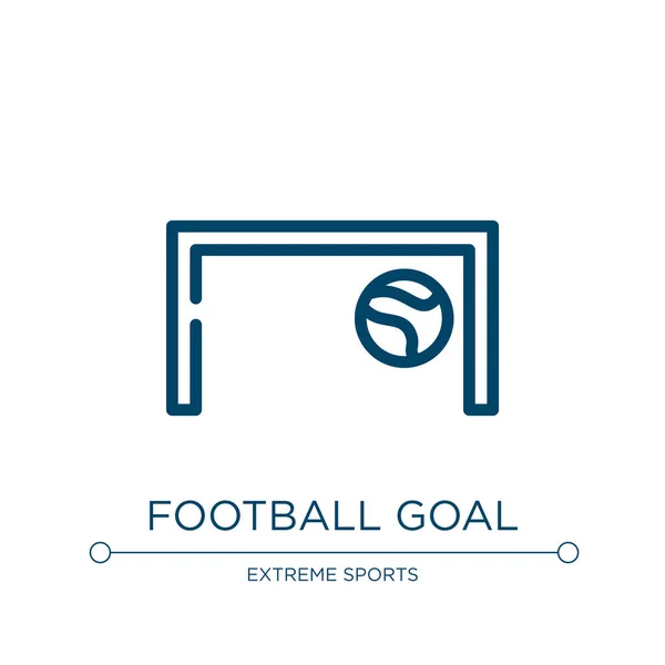 Futbol Gol Ikonu Spor Koleksiyonundan Doğrusal Vektör Çizimi Futbol Gol — Stok Vektör