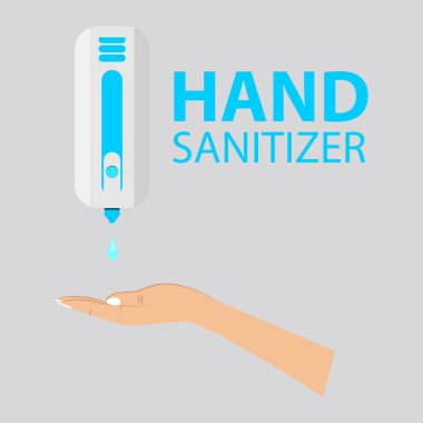 El dezenfektanlarının tasarımı medya bilgileri için web siteleri, uygulamalar, posterler, çıkartmalar, bilgi broşürleri için kullanılabilir.