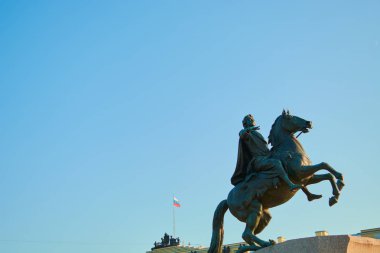 Limanda büyük anıt nehir görünümünden peter