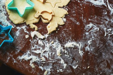 «Ana sayfa» hamur yakın çekim görünümünü ve hazırlıkları için pasta unu