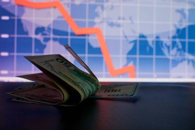 Dolar düşüşü grafiği ve bir enstantane