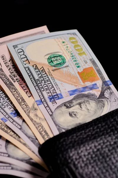Dollar cash geld close-up in grote aantallen — Stockfoto