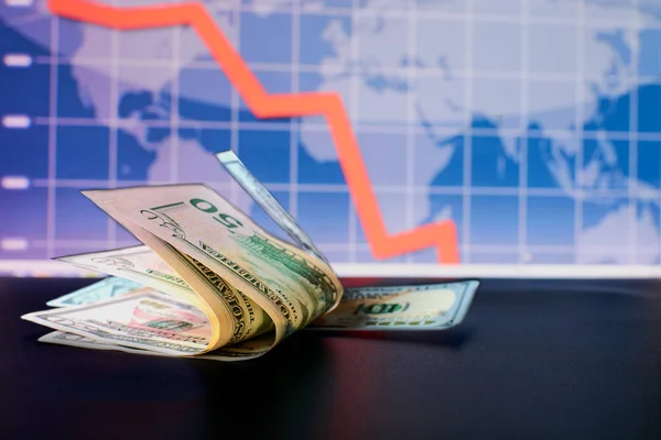 Dolar düşüşü grafiği ve bir enstantane